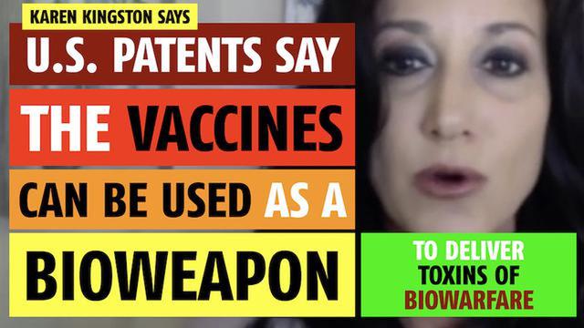 The patents say the vaccines are bioweapons that can be used in biological warfare 9-5-2022