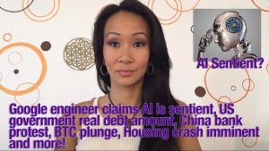Google engineer claims AI is sentient, US government real debt amount, China bank protest, BTC 20-6-2022