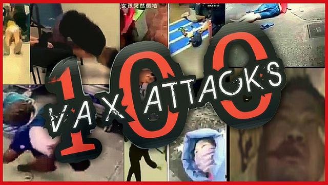 (OVER) 100 VAX ATTACKS - Biggest compilation EVER! Covid Vaccinated people dropping dead on camera 2-6-2022