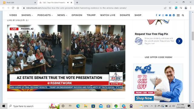 Voter Fraud Hearing LIVE Exposing The Rigging of 2020 Election - TO Rig It For Democrats 31-5-2022