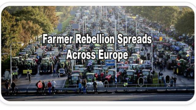 Farmers Across Europe Protest in Solidarity with Dutch Farmers1 0-7-2022