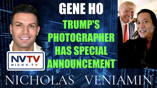 Trump's Photographer Gene Ho Shares Special Announcement with Nicholas Veniamin 14-7-2022