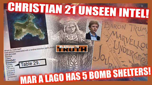 CHRISTIAN 21 UNSEEN INTEL! BARRON TRUMP! SATANIC TABLES! SOUL ORBS! MAR A LAGO! 10-8-2022