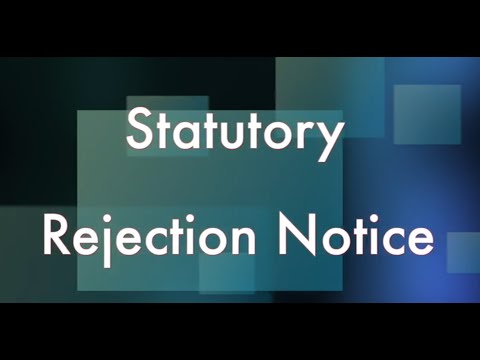 STATUTORY REJECTION NOTICE 10-4-2022