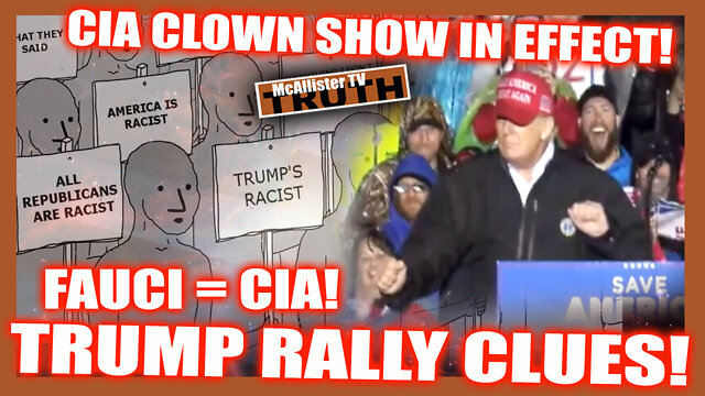 TRUMP RALLY CLUES! NEWS UPDATE! CIA LAWSUITS! WELCOME 2 THE CLOWN SHOW! 8-8-2022