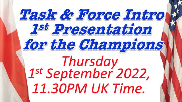 Task & Force - 1st Presentation for the Champions - 1st September 2022 29-8-2022