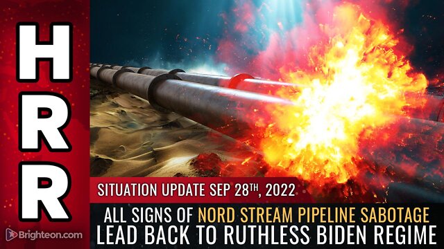 Situation Update, 09/28/22 - All signs of Nord Stream pipeline SABOTAGE 28-9-2022