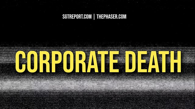 CORPORATE FOOD, CORPORATE VAXINES, CORPORATE DEATH 13-10-2022