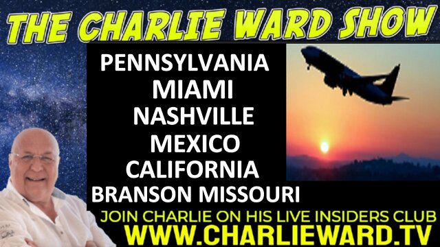 JOIN CHARLIE WARD ON TOUR, PENNSYLVANIA, MIAMI, NASHVILLE, MEXICO, CAILFORNIA, BRANSON MISSOURI! 5-10-2022