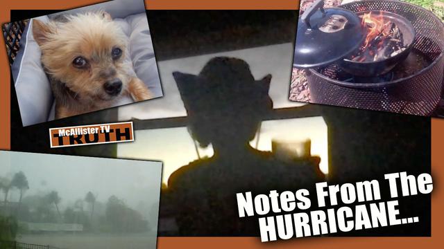 NOTES FROM THE HURRICANE! Starring: LINDA AND TRUMAN 14-10-2022