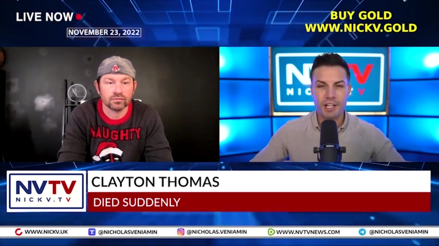 Clayton Thomas Discusses Died Suddenly with Nicholas Veniamin 23-11-2022