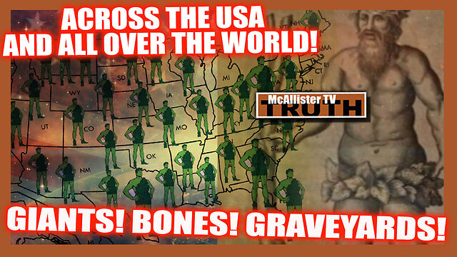 HIDDEN HISTORY! PREHISTORIC RACE OF GIANTS! 7 TO 12 FEET! GRAVEYARDS IN EVERY STATE AND COUNTRY! 27-11-2022