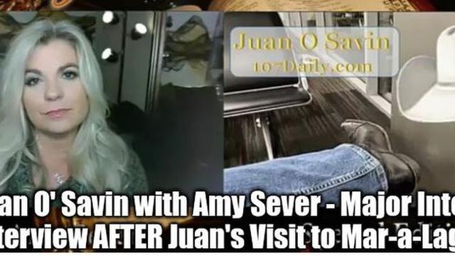 Juan O' Savin with Amy Sever - Major Intel - Interview AFTER Juan's Visit to Mar-a-Lago 22-11-2022