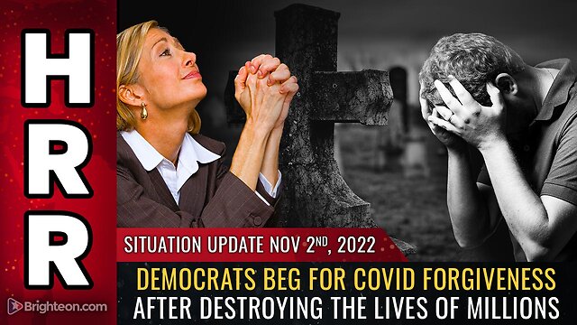 Situation Update, 11/2/22 - Democrats BEG for covid forgiveness... 2-11-2022