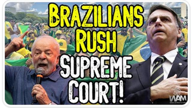 BREAKING !! BRAZILIANS RUSH SUPREME COURT !! MASSIVE UPRISING IN BRAZIL AS COUP APPROACHES !! 27-12-2022