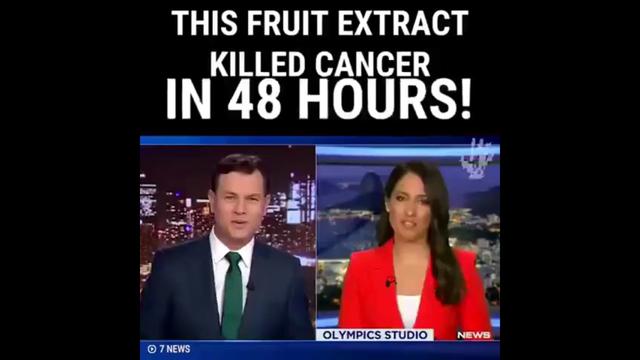 Fruit extract may kill cancer. Big pharma will make sure this don’t get out 6-12-2022