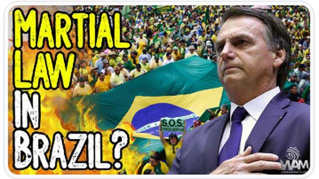 MARTIAL LAW IN BRAZIL? - MILITARY DEPLOYED! - ELECTION TO BE OVERTURNED? - MASS PROTESTS! 4-12-2022