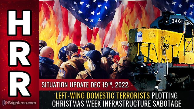 Situation Update, 12/19/22 - Left-wing domestic terrorists 19-12-2022