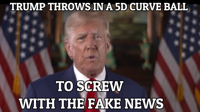 TRUMP THROWS IN A 5D CURVE BALL TO SCREW WITH THE FAKE NEWS WITH CHARLIE WARD 16-12-2022