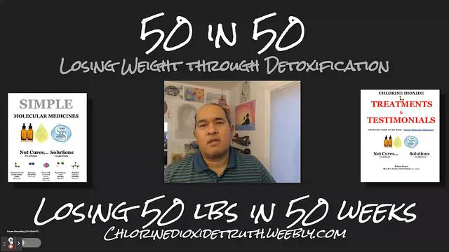 WEEK 6 (7 lbs lost!!!): Loosing 50 lbs in 50 weeks with Chlorine Dioxide and other Molecular Meds 7-12-2022