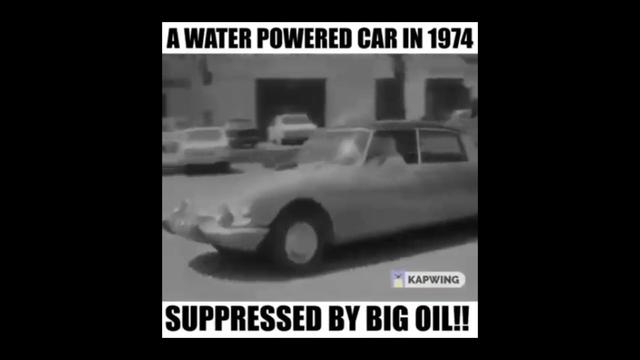 Water Powered Car in 1974: - Goes 70 MPH - Travels over 1000 miles on one tank - Releases zero poll 24-12-2022