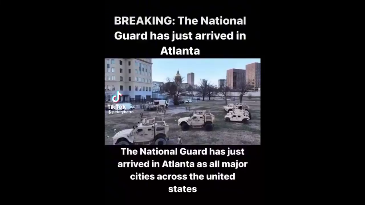 National Guard Deployed Atlanta