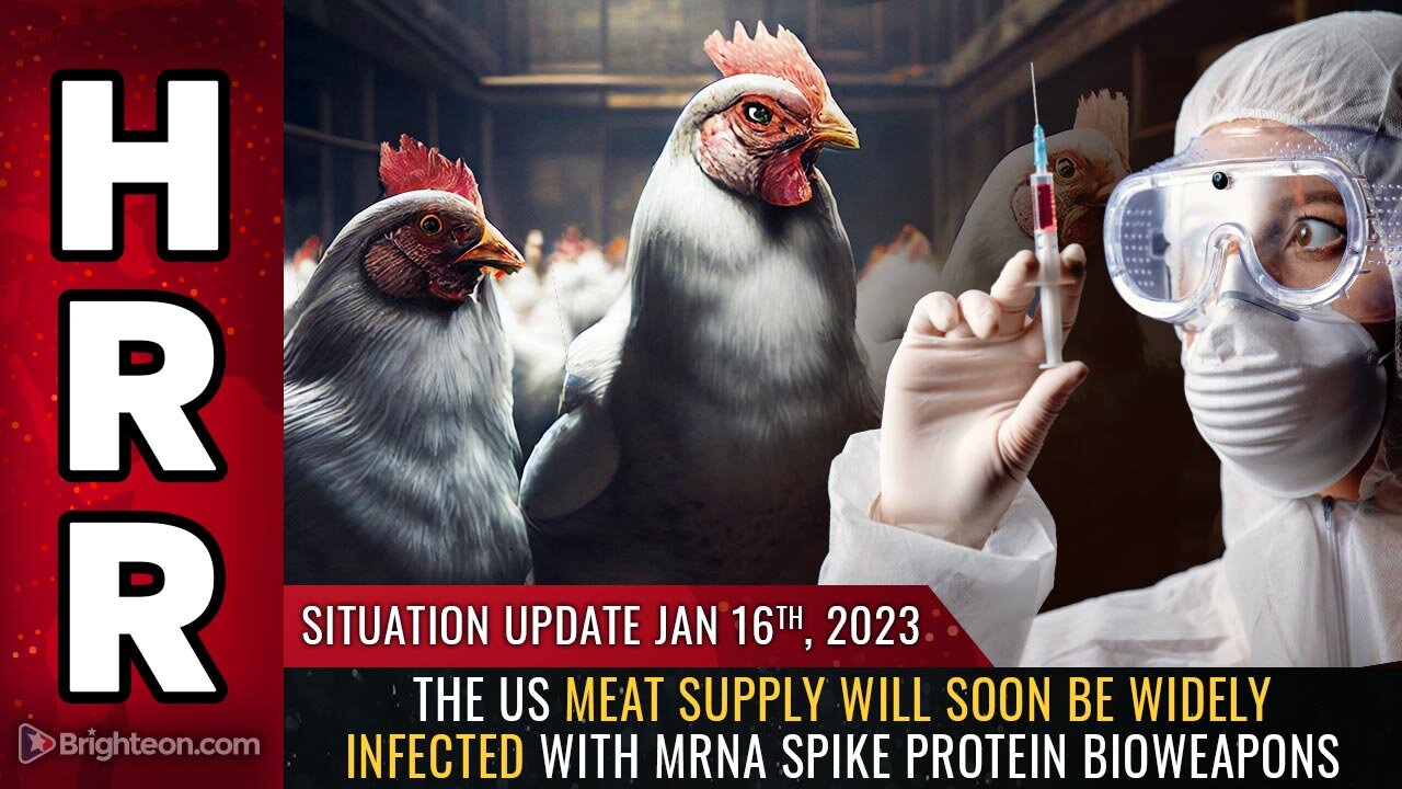 Situation Update, 1/16/23 - The US MEAT SUPPLY will soon be widely infected 16-1-2023