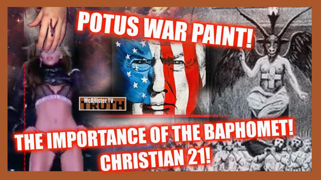 CH21! TRUMP WAR PAINT! REPTILIAN NWO! MARGARITA MINUTE! VICTORIA'S SECRET BAPHOMETS! 1-2-2023