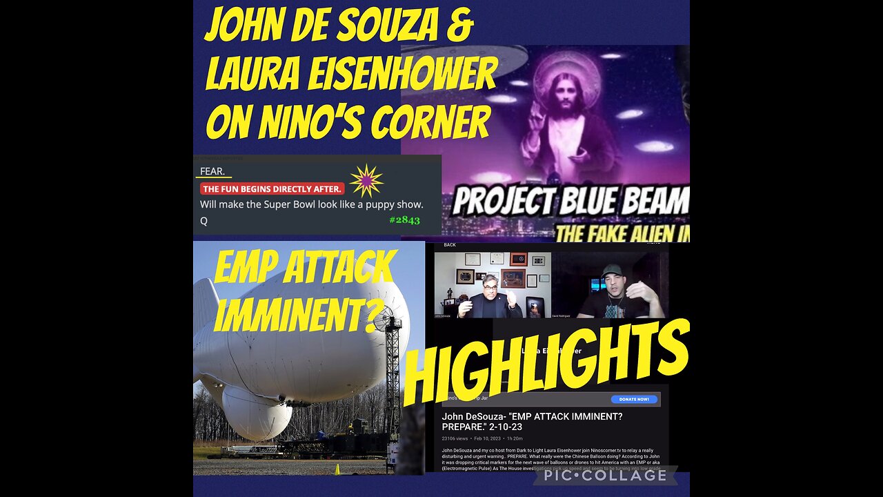 IS AN EMP ATTACK IMMINENT? HIGHLIGHTS FROM NINOS CORNER 12-1-2023