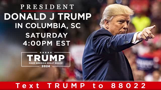 LIVE: President Donald J. Trump in Columbia, SC 28-1-2023