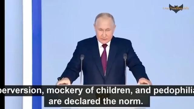 Putin BLASTS Western NWO Elites HIGHLIGHTS: - West has normalized pedos - Total destruction of nucl 21-2-2023