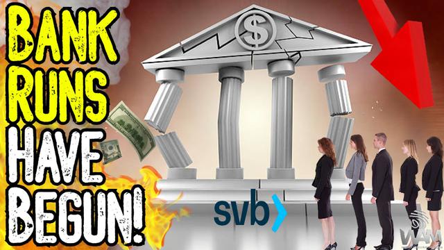 BANK RUNS HAVE BEGUN! - NO Bank Is Safe! - Collapse Of Silicon Valley Bank JUST The Beginning! 12-3-2023