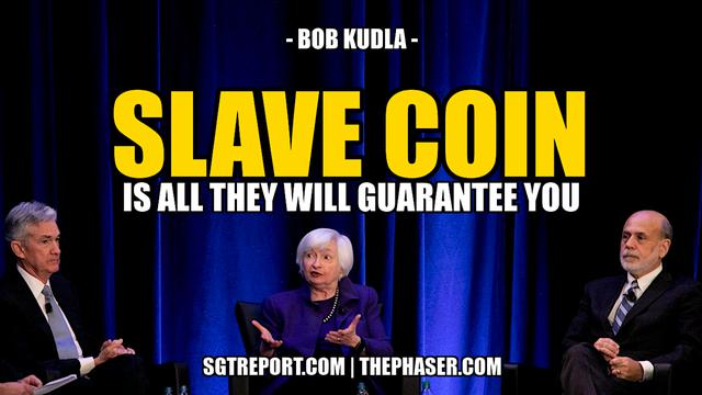 SLAVE COIN is all the FED will guarantee for you -- Bob Kudla 23-3-2023