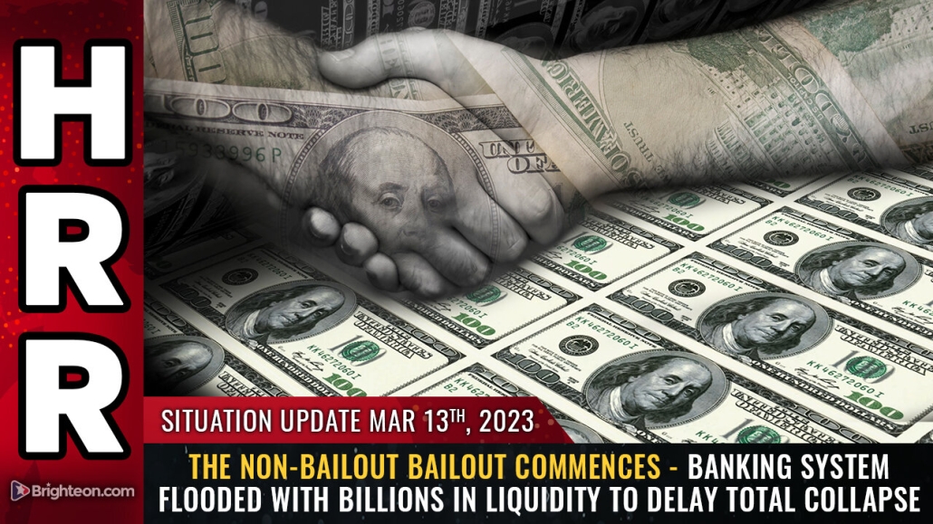 Situation Update, 3/13/23 - The Non-Bailout BAILOUT commences 13-3-2023