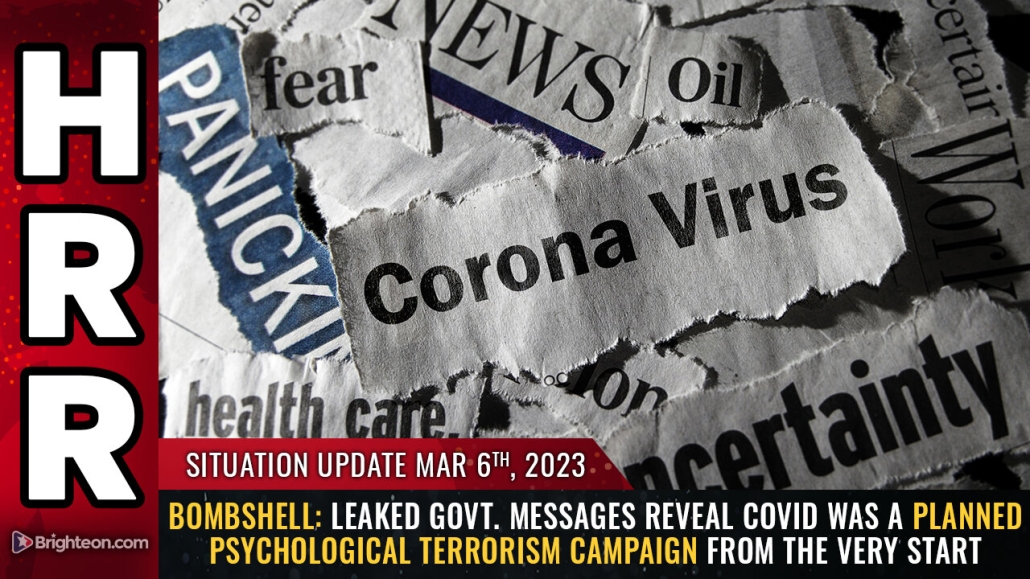 Situation Update, 3/6/23 - BOMBSHELL: Leaked govt. messages reveal COVID was a planned 6-3-2023