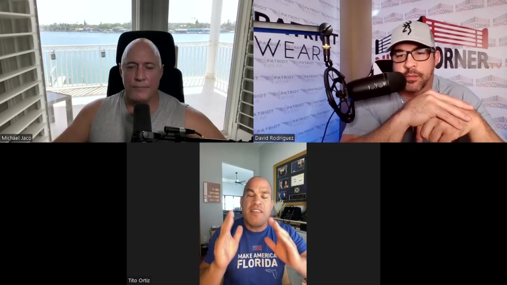 Tito Ortiz, David Rodriguez and I discuss the war against Americans and how we take back our country 8-3-2023