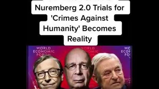 VIP ELITE PANIC AS NUREMBERG 2.0 TRIALS FOR 'CRIMES AGAINST HUMANITY' BECOMES REALITY 14-3-2023