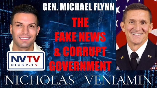 Gen. Michael Flynn Discusses The Fake News & Corrupt Government with Nicholas Veniamin 11-4-2023