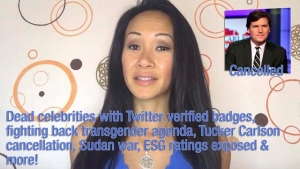 Dead celebrities with Twitter verified badges, fighting back transgender agenda, Tucker Carlson more 1-5-2023