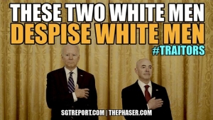 WHITE MEN BIDEN & MAYORKAS DESPISE WHITE MEN #TRAITORS 16-5-2023