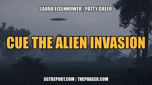 CUE THE ALIEN INVASION -- Laura Eisenhowser & Patty Greer 21-6-2023