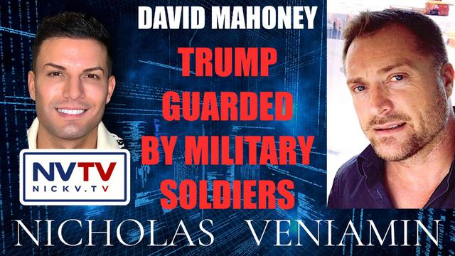 David Mahoney Discusses Trump Guarded By Military Soldiers with Nicholas Veniamin 14-6-2023