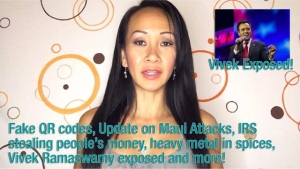 Fake QR codes, Update on Maui, IRS stealing people’s money, heavy metal in spices, Vivek R. Exposed 28-8-2023