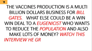 THIS IS HOW MUCH BILL GATE MAKES FROM VACCINES 26-7-2020