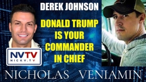 Derek Johnson Discusses Donald Trump Is Your Commander In Chief with Nicholas Veniamin 13-10-2023