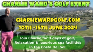 GOLF, RELAX AND ENJOY THE SPA FACILITIES AT CHARLIE WARD'S GOLF EVENT, COSTA DEL SOL, 2024 29-12-2023