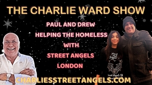 PAUL & DREW HELPING THE HOMELESS WITH STREET ANGELS LONDON 10-12-2023