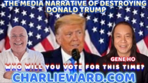 THE MEDIA NARRATIVE OF DESTROYING DONALD TRUMP WITH GENE HO & CHARLIE WARD 23-1-24