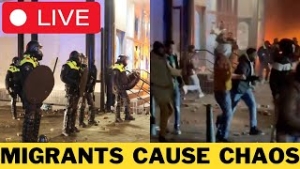 🚨 LIVE- Migrants RIOT In The Netherlands 💥.mp4.mp4