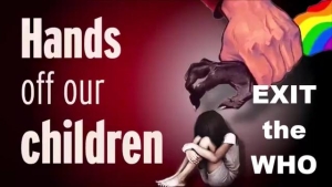 Hands Off Our Children EXIT THE WHO